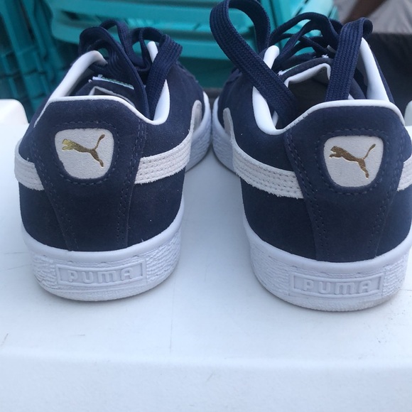 Suede Classic XXL Jr Navy/White Puma - Picture 3 of 5